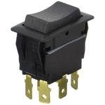 Cole Hersee Sealed Rocker Switch Non-Illuminated DPDT On-Off-On 6 Blade [58027-07-BP] - American Offshore