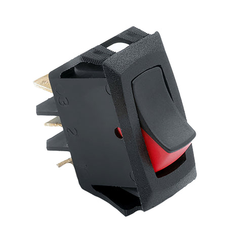 Cole Hersee Narrow Body Curved Rocker Switch SPST On-Off 3 Blade [54007-BP] - American Offshore