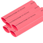 Ancor Heat Shrink Tubing 1/2" x 6" - Red - 5 Pieces [305606] - American Offshore
