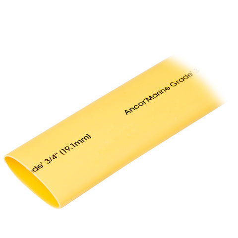 Ancor Heat Shrink Tubing 3/4" x 48" - Yellow - 1 Piece [306948] - American Offshore