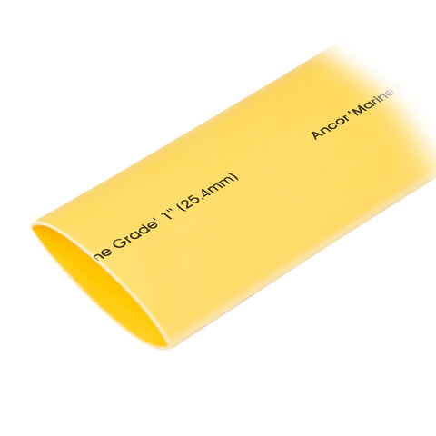 Ancor Heat Shrink Tubing 1" x 48" - Yellow - 1 Pieces [307948] - American Offshore