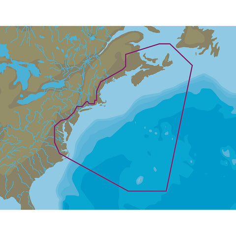 C-MAP 4D NA-D062 Nova Scotia to Chesapeake Bay - microSD/SD [NA-D062]