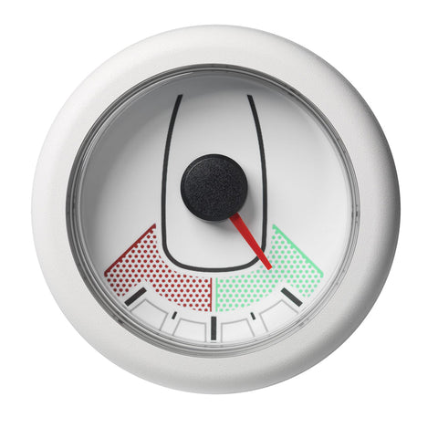 Veratron 52MM (2-1/16") OceanLink Rudder Angle Gauge - Left/Right - White Dial  Bezel [A2C1066090001] - American Offshore