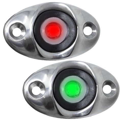 TACO Surface Mount LED Side Navigation Light Set - 1-3/4" [F38-6610D] - American Offshore