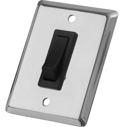 Sea-Dog Single Gang Wall Switch - Stainless Steel [403010-1] - American Offshore