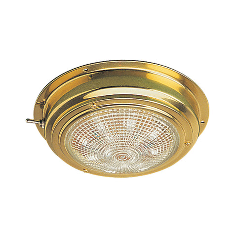 Sea-Dog Brass LED Dome Light - 5" Lens [400208-1] - American Offshore