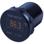 Sea-Dog Round OLED Temperature Meter Fahrenheit w/6 Lead [421610-1] - American Offshore