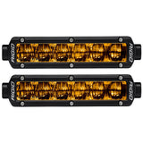 RIGID Industries 6" SR-Series SAE Compliant Fog Light - Black w/Yellow Light [906704] - American Offshore