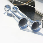 Marinco 24V Chrome Plated Dual Trumpet Air Horn [10624] - American Offshore