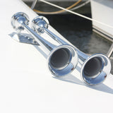 Marinco 24V Chrome Plated Dual Trumpet Air Horn [10624] - American Offshore