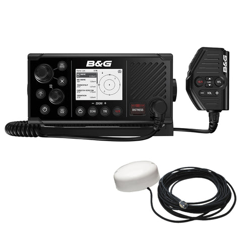 BG V60-B VHF Marine Radio w/DSC, AIS (Receive  Transmit)  GPS-500 GPS Antenna [000-14819-001]