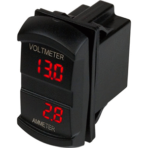 Sea-Dog Dual Volt/Amp Meter Rocker Style Switch [421645-1] - American Offshore