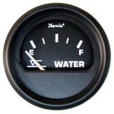 Faria Euro Black 2" Tank Level Gauge - Potable Water [12830] - American Offshore