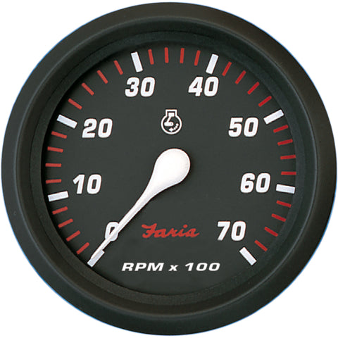 Faria Professional Red 4" Tachometer - 7,000 RPM [34617] - American Offshore