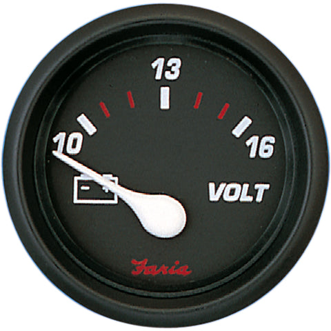 Faria Professional Red 2" Voltmeter [14605] - American Offshore