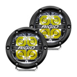 RIGID Industries 360-Series 4" LED Off-Road Spot Beam w/White Backlight - Black Housing [36113] - American Offshore