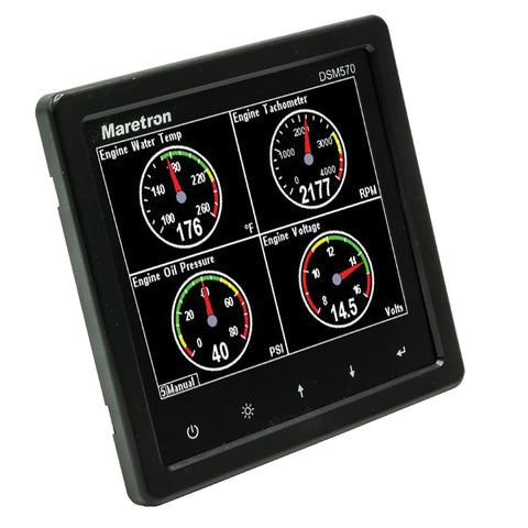 Maretron DSM570 5.7" High Resolution Color Display w/Black Enclosure [DSM570-01] - American Offshore