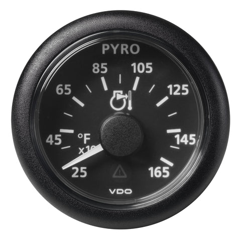 Veratron 52 MM (2-1/16") ViewLine Pyrometer - 250 to 1650F - Black Dial  Bezel [A2C59512334] - American Offshore