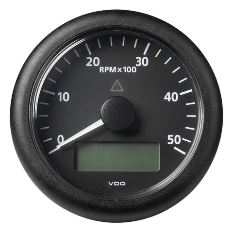 Veratron 3-3/8" (85MM) ViewLine Tachometer w/Multi-Function Display - 0 to 5000 RPM - Black Dial  Bezel [A2C59512392] - American Offshore