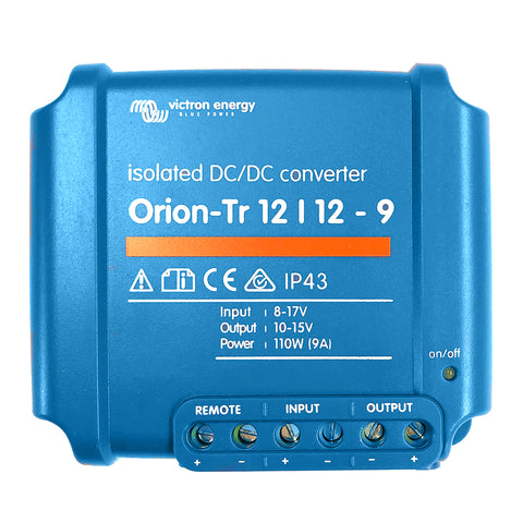 Victron Orion-TR DC-DC Converter - 12 VDC to 12 VDC - 9AMP Isolated [ORI121210110R] - American Offshore