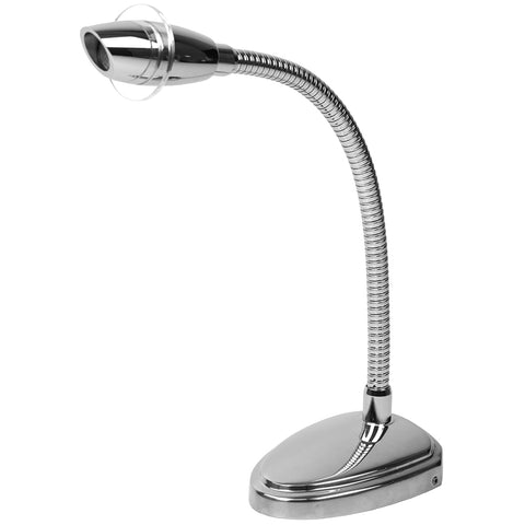Sea-Dog Deluxe High Power LED Reading Light Flexible w/Touch Switch - Cast 316 Stainless Steel/Chromed Cast Aluminum [404546-1] - American Offshore