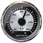 Faria Platinum 2" Water Pressure Gauge - 30 PSI [22023] - American Offshore