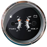 Faria Platinum 4" Multi-Function - Fuel Level  Voltmeter [22013] - American Offshore