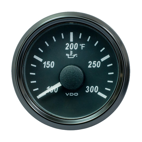 VDO SingleViu 52mm (2-1/16") Oil Temp. Gauge - 300 F - 322-18 Ohm [A2C3833410030] - American Offshore