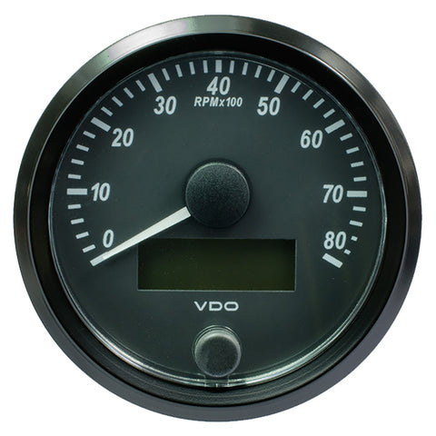 VDO SingleViu 80mm (3-1/8") Tachometer - 8000 RPM [A2C3833020030] - American Offshore