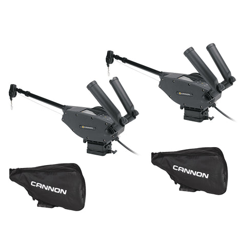 Cannon Optimum 10 BT Electric Downrigger 2-Pack w/Black Covers [1902335X2/COVERS] - American Offshore