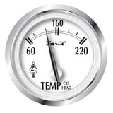 Faria Newport SS 2" Cylinder Head Temperature Gauge w/Sender - 60 to 220 F [25011] - American Offshore
