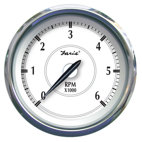 Faria Newport SS 4" Tachometer f/Gas Inboard/Outboard - 0 to 6000 RPM [45002] - American Offshore