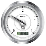 Faria Newport SS 4" Tachometer w/Hourmeter f/Diesel w/Magnetic Take Off - 4000 RPM [45007] - American Offshore