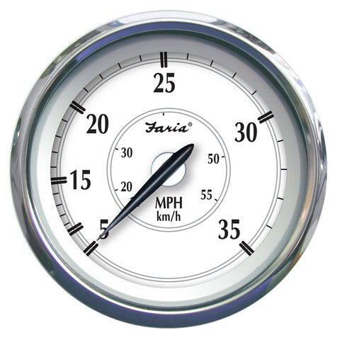Faria Newport SS 4" Speedometer - 0 to 35 MPH [45008] - American Offshore