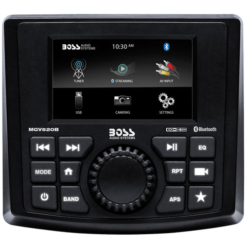 Boss Audio MGV520B Marine Stereo Head Unit - AM/FM/BT/USB [MGV520B] - American Offshore