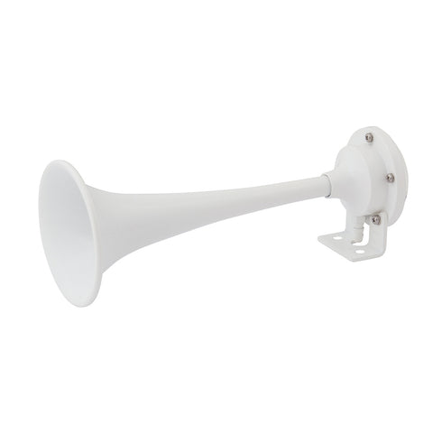Marinco White Epoxy Coated Single Trumpet Mini Air Horn [10104] - American Offshore