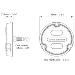 Hella Marine Apelo A1 Blue White Underwater Light - 1800 Lumens - Black Housing - White Lens [016145-011] - American Offshore