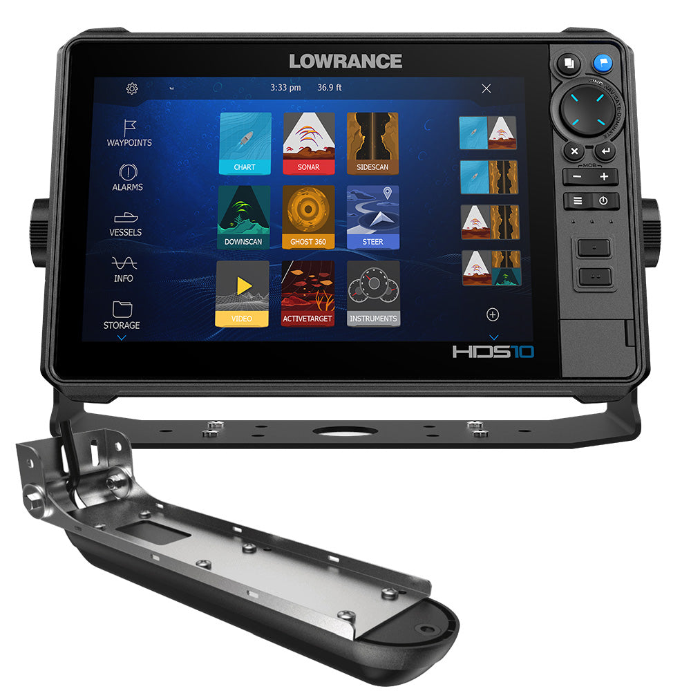 LOWRANCE ACTIVETARGET™ LIVE SONAR W/TRANSOM MOUNT TRANSDUCER