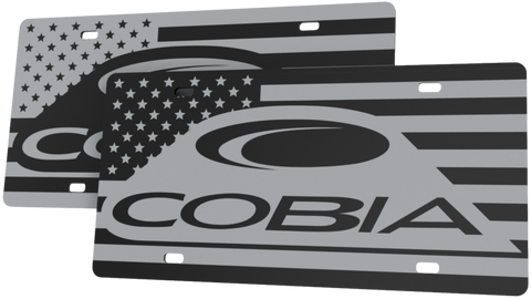 Cobia Boats License Plate | Black Gloss Acrylic