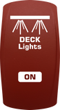 Contura V Laser Etched Rocker Switch Cover (Red) - American Offshore
