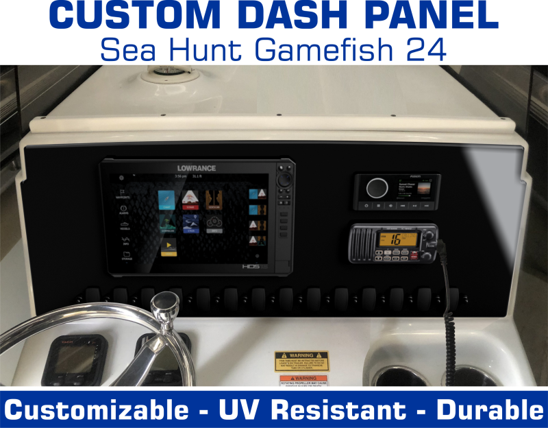 Dash Panel, Center Console, Sea Hunt Gamefish 24