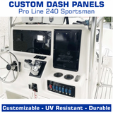 Dash Panels (3-Part) | Center Console | Pro Line 240 Sportsman - American Offshore