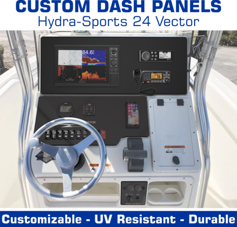 Dash Panels (3-part) | Center Console | Hydra Sports 24 Vector (Variant 1) - American Offshore