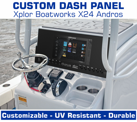 Dash Panel | Xplor Boatworks | X24 Andros