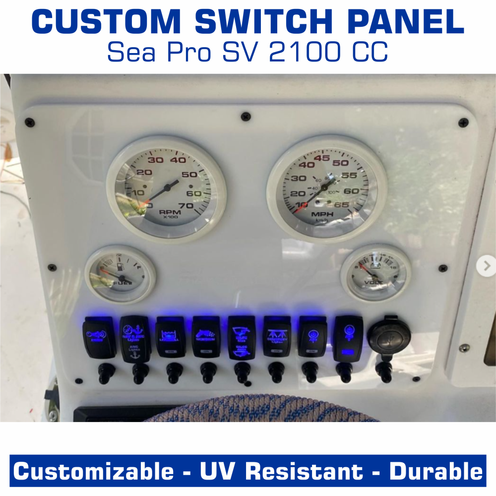Switch Panel | Center Console | Sea Pro SV 2100 CC | American Offshore Switch Panel | Center Console | Sea Pro SV 2100 CC | American Offshore
