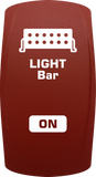Contura V Laser Etched Switch Cover (Red) - American Offshore
