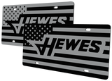 Hewes Boats License Plate | Black Gloss Acrylic