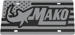 Mako Boats License Plate | Black Gloss Acrylic