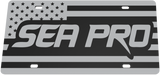Sea Pro Boats License Plate | Black Gloss Acrylic