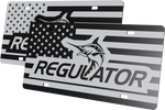 Regulator Boats License Plate | Black Gloss Acrylic